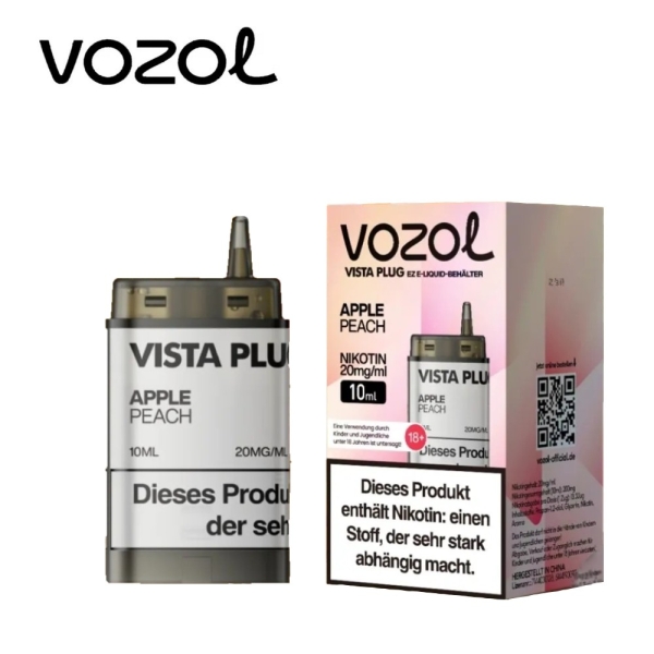 Vozol Vista Plug Ez - Apple Peach - Pods 20mg